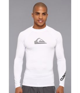 Quiksilver All Time L/S Surf Shirt AQYWR00035 Mens Swimwear (White)