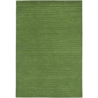 Vinyasa Halcyon Sage Green Rug (56 X 8) (100 percent New Zealand WoolContains latex: YesPile height: 0.39 inchesStyle: IndoorPrimary color: GreenPattern: SolidTip: We recommend the use of a non skid pad to keep the rug in place on smooth surfaces.All rug 