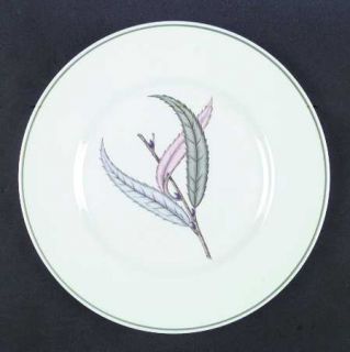Royal Worcester Pussy Willow Dinner Plate, Fine China Dinnerware   Green,Blue&Pi