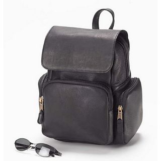 Mid Size Multi Pocket Backpack   Vachetta Black