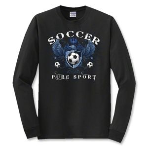 hidden Soccer Eagle Long Sleeve T Shirt