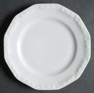 Rosenthal   Continental Maria White (12 Sided) Dessert/Pie Plate, Fine China Din