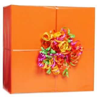 Orange Gift Wrap Kit