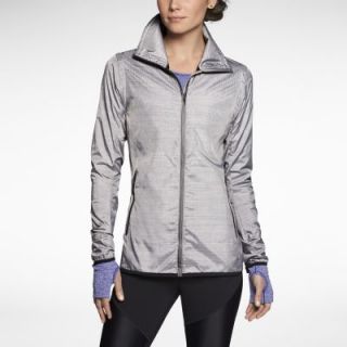 Nike Iridescent Womens Running Jacket   Wolf Grey