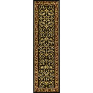 Lyndhurst Collection Majestic Black/ Red Runner (23 X 14)