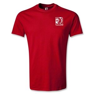 Euro 2012   FIFA Confederations Cup 2013 Small Emblem T Shirt (Red)