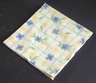 Pfaltzgraff Summer Breeze Cloth Napkin, Fine China Dinnerware   Blue Flowers, Ye