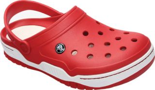 Crocs Front Court Clog   Red/White Casual Shoes
