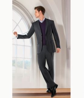 Traveler Slim Fit 2 Button Suits with Plain Front Trousers Extended Sizes JoS. A