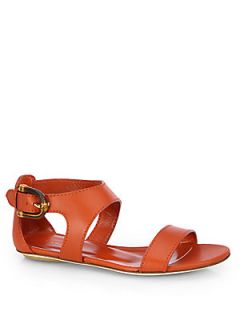 Gucci Nadege Leather City Sandals