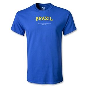 Euro 2012   Brazil FIFA Beach World Cup 2013 T Shirt (Royal)