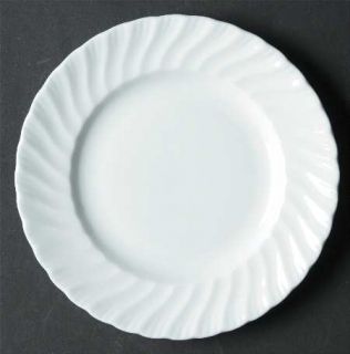 Royal Worcester Snowflake All White Bread & Butter Plate, Fine China Dinnerware