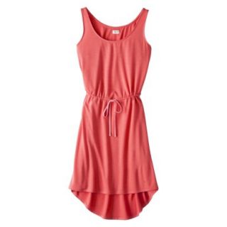 Mossimo Supply Co. Juniors Tie Waist Dress   Hot Coral S