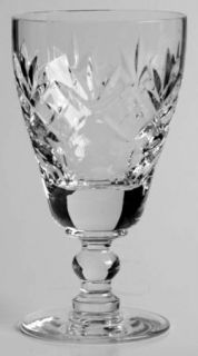 Webb Corbett Georgian Juice Glass   Fan & Criss Cross & Thumbprints
