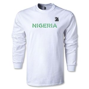 Euro 2012   FIFA Confederations Cup 2013 Nigeria LS T Shirt (White)